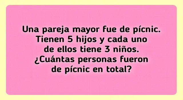 Demuestra que eres un verdadero genio y vence esta prueba mental en pocos segundos.