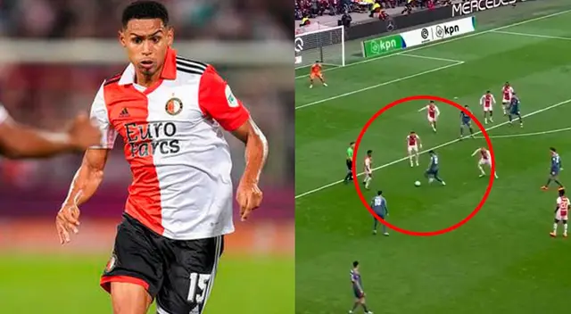 Marcos López viene mostrando si mejor nivel en el Feyenoord. Foto: Foto: ESPN / Feyenoord / Composición Líbero