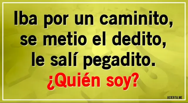Si quieres dar la respuesta del acertijo tendrás que estar 100% concentrado.