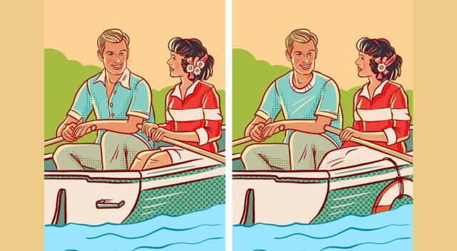 Encuentra las 6 diferencias en el tiempo solicitado. ¿Serás capaz de lograrlo?