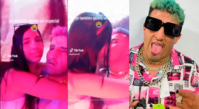 El influencer se lució con una joven peruana quien lo habría conquistado. Sus fans lo celebran en TikTok.