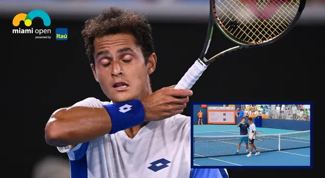 Juan Pablo Varillas perdió ante Guido Pella en tres sets.