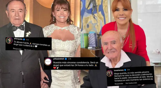Magaly Medina: Los famosos que se hicieron presente con sus mensajes por muerte de su padre Magaly Medina: Los famosos que se hicieron presente con sus mensajes por muerte de su padre