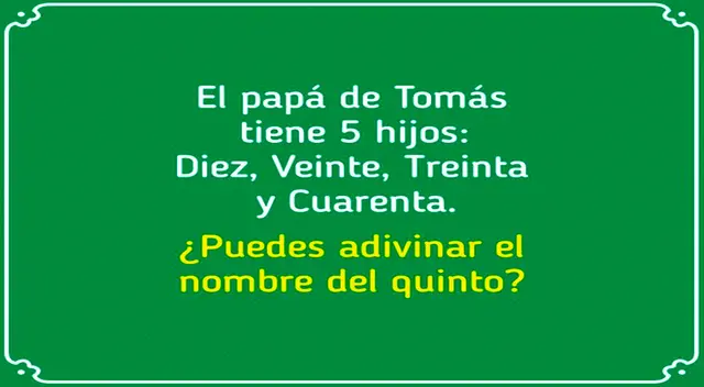 Activa todos tus sentidos y desarrolla este nuevo acertijo visual en tiempo récord. Activa todos tus sentidos y desarrolla este nuevo acertijo visual en tiempo récord.