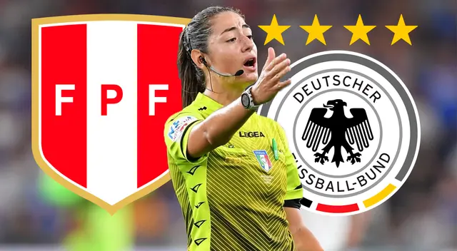 María Sole Ferrieri será la árbitra del Alemania vs. Perú.