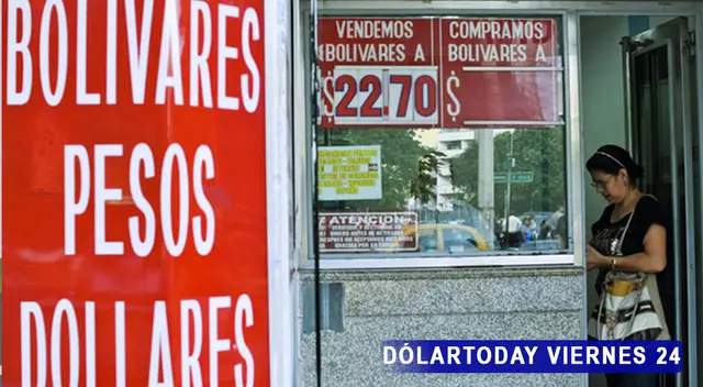 DolarToday , precio del dólar 24 de marzo 2023, según tasa del BCV