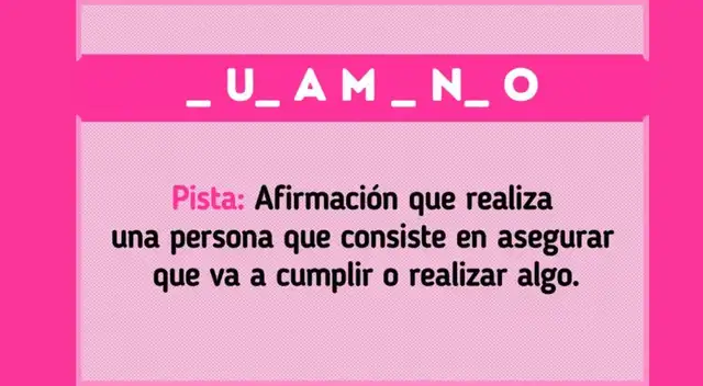 Encuentra la palabra solicitada en 6 segundos.