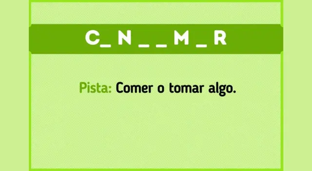 ¿A qué palabra se refiere este corto enunciado?