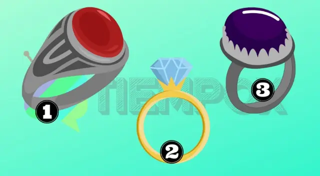 Seleccionando el anillo que más te guste, podrás conocer más sobre tu persona.