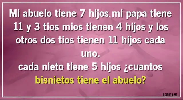 Pon a prueba tu capacidad mental intentando superar este complicado acertijo.