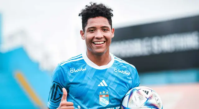 Joel Herrera debutó en el triunfo del cuadro celeste ante Cantolao. Foto: Sporting Cristal