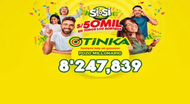 La Tinka de HOY EN VIVO: revisa los resultados del domingo 26 de marzo La Tinka de HOY EN VIVO: revisa los resultados del domingo 26 de marzo