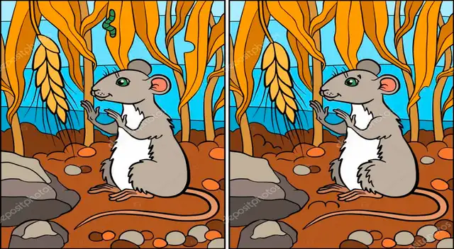 Aunque no lo creas, estas dos ratas esconden 12 desigualdades y deberás ubicarlas en 7 segundos.