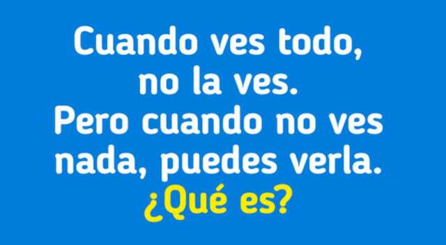 Concéntrate para resolver el acertijo visual, el cual solo ha sido superado por un pequeño grupo.