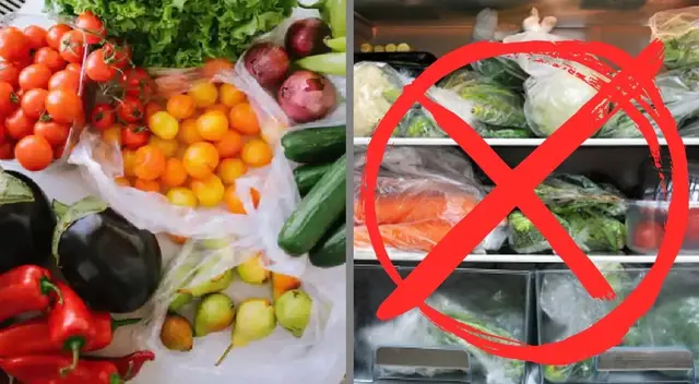 Guardar los alimentos de esta manera podría hacer que los productos se malogren en poco tiempo. Guardar los alimentos de esta manera podría hacer que los productos se malogren en poco tiempo.