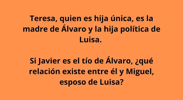 Solo las personas más inteligentes pueden dar con la respuesta correcta en el primer intento.