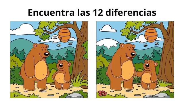 Mira con atención los ositos para encontrar las desigualdades lo más rápido posible. Mira con atención los ositos para encontrar las desigualdades lo más rápido posible.