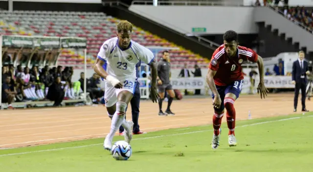 Costa Rica ante Panamá