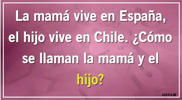 Pon a prueba tu capacidad mental con este nuevo acertijo.