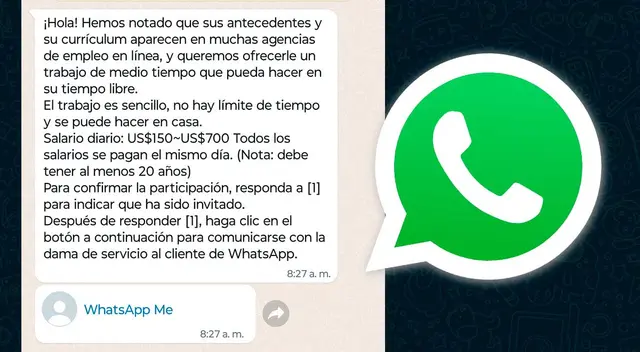 Una nueva modalidad de estafa llegó a WhatsApp. Conoce todo sobre ella para evitarla y no perder tu información personal. Una nueva modalidad de estafa llegó a WhatsApp. Conoce todo sobre ella para evitarla y no perder tu información personal.