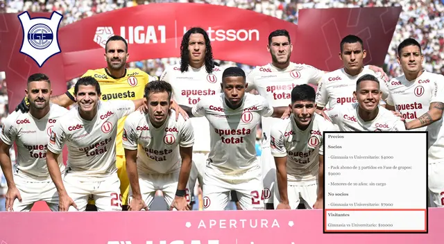 Gimnasia definió precios de las entradas para los hinchas de la 'U'.