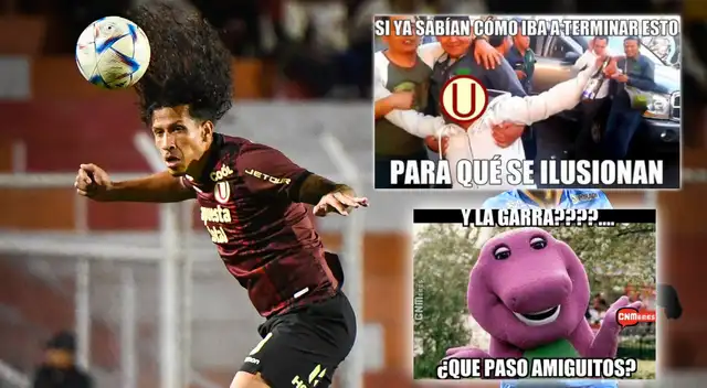 Hilarantes memes invadieron las redes social al finalizar el partido de Universitario de Deportes. Hilarantes memes invadieron las redes social al finalizar el partido de Universitario de Deportes.