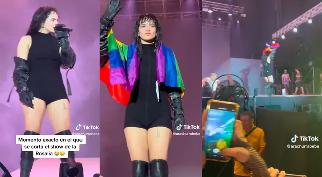 El momento exacto en que Rosalía 'cancela' concierto en vivo por increíble razón El momento exacto en que Rosalía 'cancela' concierto en vivo por increíble razón