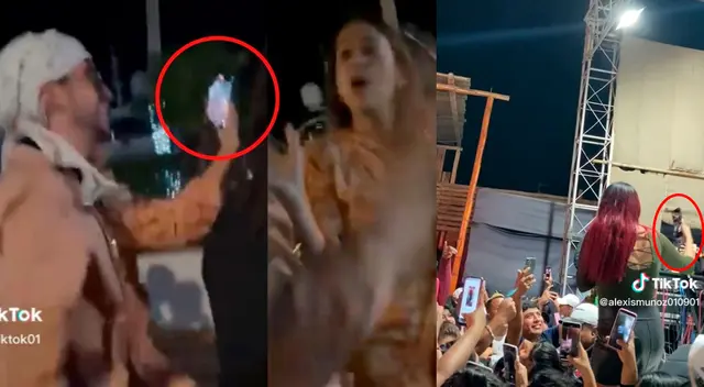 Azucena Calvay sorprendió a un fan con un video personalizado de su concierto en vivo.