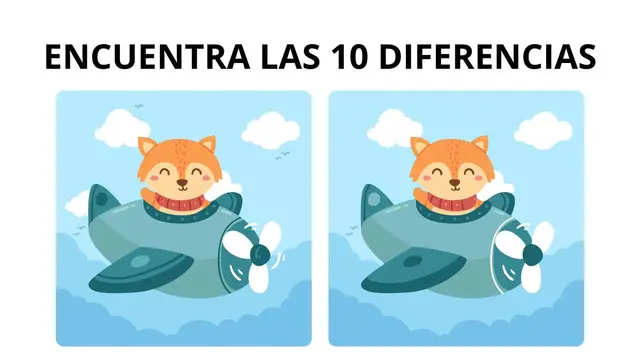 Activa tu visión al 100 % e identifica todo lo que cambió entre los pilotos.