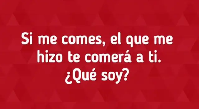 Analiza la adivinanza que aparece en el acertijo visual y busca la respuesta en segundos. Analiza la adivinanza que aparece en el acertijo visual y busca la respuesta en segundos.