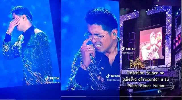 El cantante del Grupo 5 no pudo evitar sentirse conmovido al ver a su padre a quien extraña tanto.