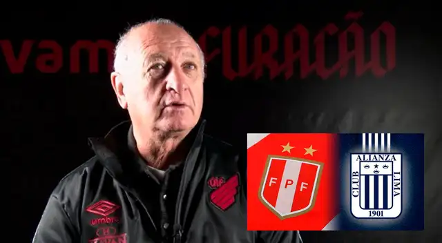 Luiz Felipe Scolari se vio con un jugador histórico de la selección peruana.