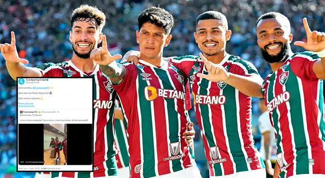 Sporting Cristal le dio la bienvenida a Fluminense.