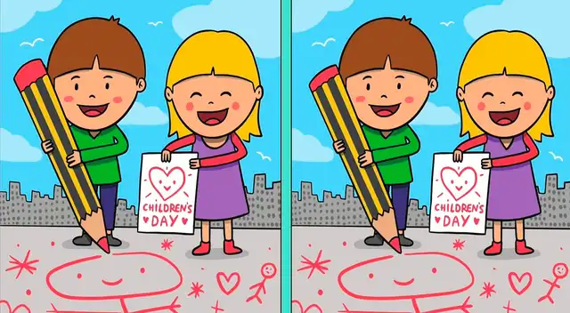 Mira con atención a los protagonistas del reto visual para encontrar todas las diferencias. Mira con atención a los protagonistas del reto visual para encontrar todas las diferencias.
