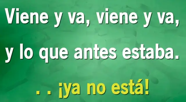 Para vencer este acertijo visual, lee con atención y recuerda que tienes un tiempo límite de 7 segundos.