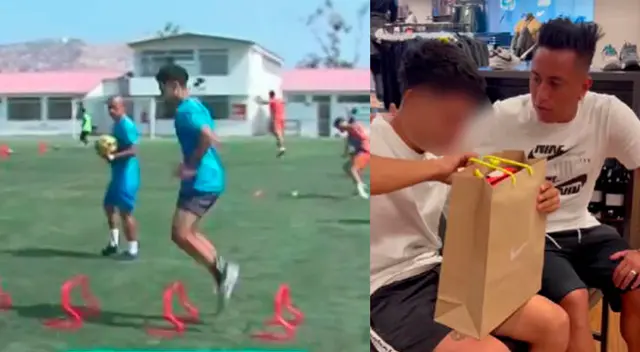 Christian Cueva y Brunella le dieron la oportunidad de que el joven logre acceder a una prueba de fútbol.