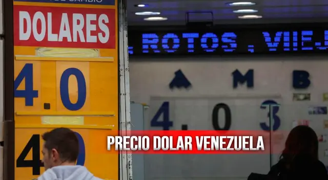 Precio del dólar en Venezuela, jueves 6de abril