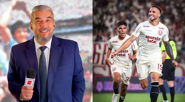 Chavo Fucks elogió el juego de Universitario. Foto: Universitario / Composición Líbero