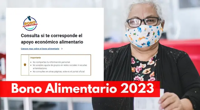 Conoce si aún puedes ingresar al portal web para saber si eres beneficiario del Bono Alimentario Conoce si aún puedes ingresar al portal web para saber si eres beneficiario del Bono Alimentario