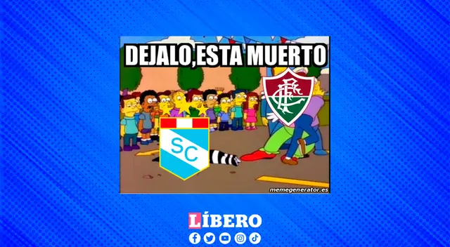 Memes invadieron las redes sociales tras la derrota de Sporting Cristal. Memes invadieron las redes sociales tras la derrota de Sporting Cristal.
