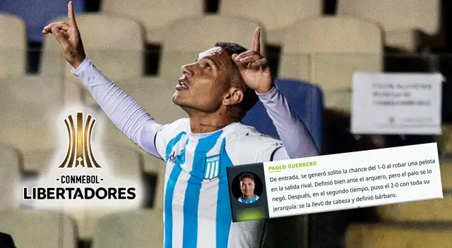Paolo Guerrero y la calificación de la prensa tras su gol en Copa Libertadores Paolo Guerrero y la calificación de la prensa tras su gol en Copa Libertadores