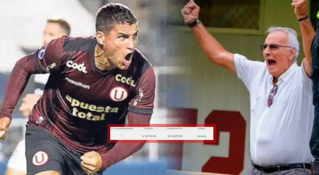 Hincha apostó a favor de Universitario y gano más de 16 mil soles en poco tiempo.
