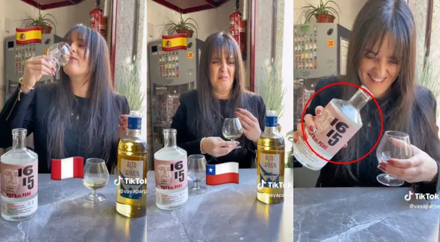 Española prueba pisco peruano y chileno, y este fue su veredicto Española prueba pisco peruano y chileno, y este fue su veredicto