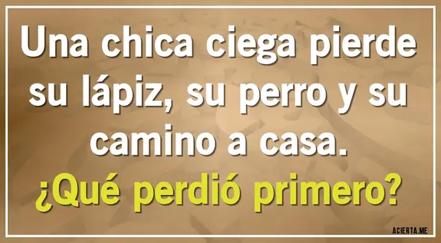 Solo cuentas con 6 segundos para resolver exitosamente este acertijo visual.