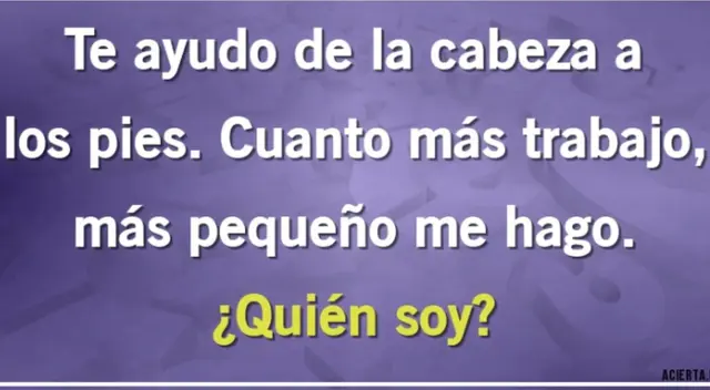 Un nuevo reto para describir tu habilidad mental en tiempo récord.