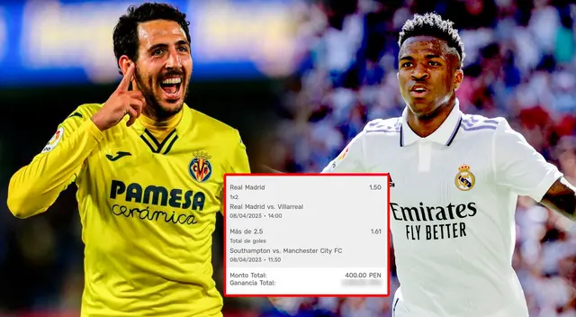 Cuenta bancaria de peruano podría reventar si Real Madrid logra vencer a Villareal en LaLiga Santander. Cuenta bancaria de peruano podría reventar si Real Madrid logra vencer a Villareal en LaLiga Santander.