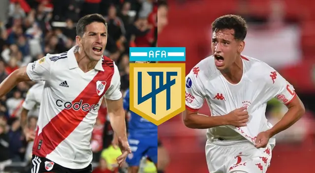 Huracán y River Plate juegan por la Liga Profesional Argentina.