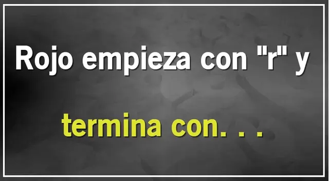 La persona que responda este acertijo será llamado GENIO en segundos.