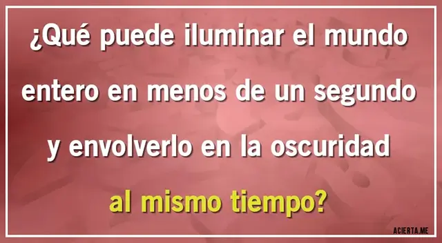 Tienes poco tiempo para dar con la respuesta correcta a este desafío online. Tienes poco tiempo para dar con la respuesta correcta a este desafío online.