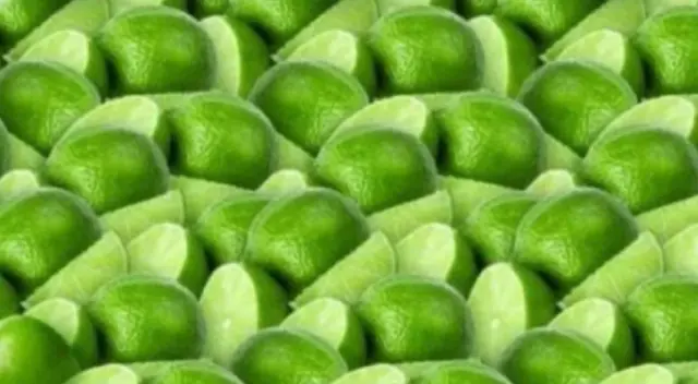 Puedes encontrar la manzana entre los limones.